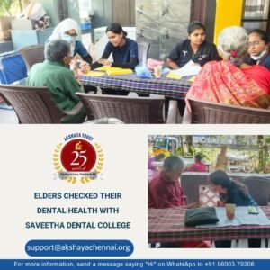 Read more about the article Akshaya Trust | Oral Health Awareness